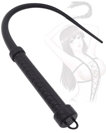 Frusta in silicone morbido con impugnatura antiscivolo, strumento di addestramento per cavalli, accessori per costumi di Halloween Cosplay, frustino per equitazione per sport all'aperto