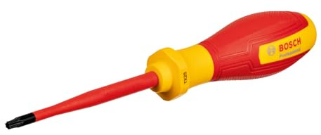 Bosch Professional VDE-skruvmejsel TX25x100x1000 (certifierad upp till 1 000 V, isolerad med termoplastisk elast (TPE))