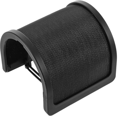 Toyvian U Shape Double Layer Microphone Windscreen Shield Anti- Pour Enregistrements Professionnels Pour Chant Et Discours