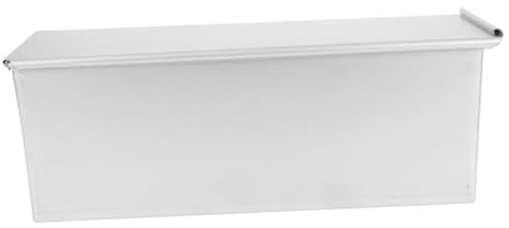 Cabilock Bread Pan with Sliding Lid 900g Metal Loaf Tin for Baking Toast Sandwich Homemade Bread Baking Kitchen Tool