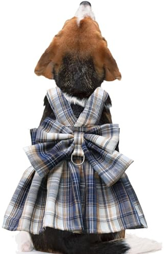 Ensemble harnais de harnais pour petits chiens avec nœud réglable et confortable