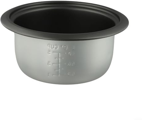 ZiStarlilife Pentola istantanea antiaderente per riso pentola interna ciotola di ricambio in alluminio con design di ritenzione del calore capacità 1L per piccoli elettrodomestici da cucina familiari