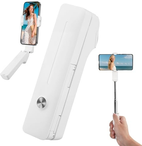 Mini Perche à Selfie Extensible pour iPhone Android Ajustable 6,5-10 cm