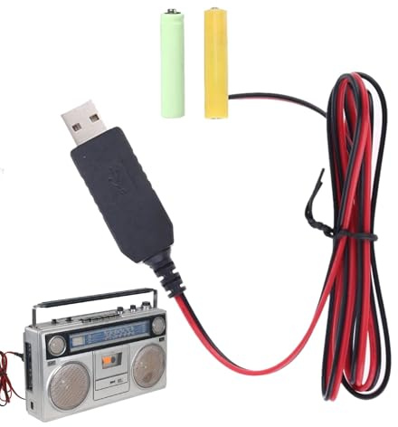 Adattatore caricabatteria - Supporto a bassa tensione, Cavo sostitutivo giallo da 3 V, Modulo di alimentazione anti-sovraccarico, Custodia per accessori cavo Alimentatore | per gadget da viaggio e sos