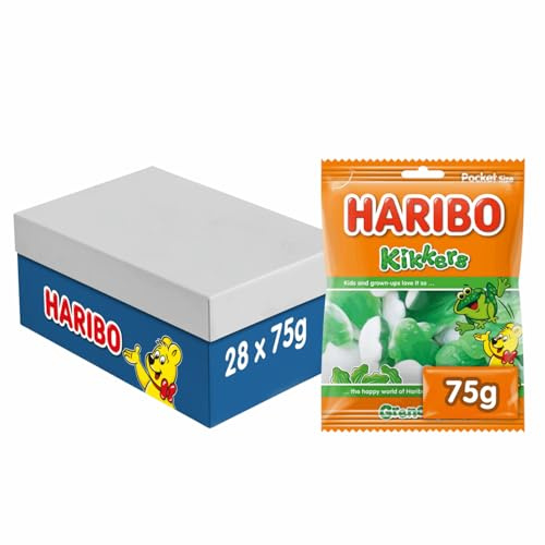 Sußichkeiten Haribo | Frösche Tasche (28X 75Gr | Haribo Box | Haribo Großpackung | 28 Pack | 2100 Gram Total