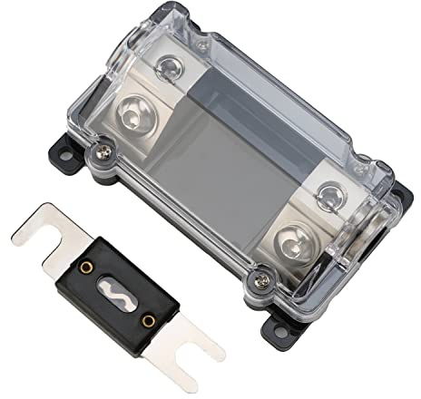 SIGANDG 0/2/4 Gauge AWG In-Line ANL Sicherungshalter mit 100 Amp Sicherung