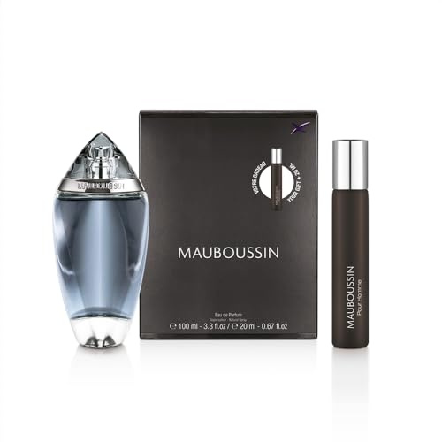 Mauboussin - Original Homme 100ml + 20ml (Travel Spray) - Eau de Parfum Homme - Senteur Boisée & Aromatique