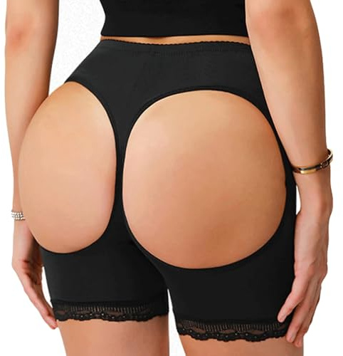 WLLWHF Mujeres Levantador de glúteos Shapewear clásico potenciador de Cadera Control Bragas sin Costuras Reloj de Arena Moldeador del Cuerpo
