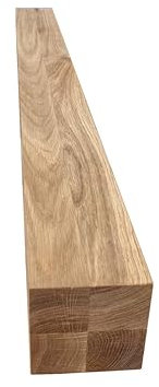 Eichen-Tischbeine 87 x 8 x 8 cm ohne Imprägnierung 1 Stück Holzbeine für Esstisch im Landhausstil