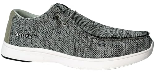 Pyramid Men's Path Lite Seamless Mesh Hey Bro Bowling Shoes - Static Grey Size 10.5