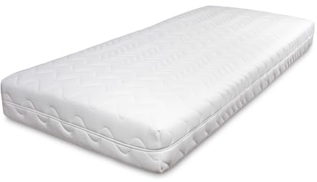 Fontana Housse de Matelas de qualité supérieure - 160 x 200 cm - Hauteur 16-18 cm - Convient aux Personnes allergiques - Lavable à 60 °C - Fermeture éclair sur Les 4 côtés