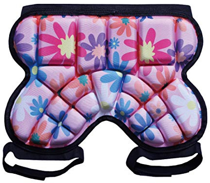 Kids Hip Protection Butt Pad Shorts Sports Protective Gear Youth Hip Pad Pants for Hockey Soccer Ice Skating Skiing Red