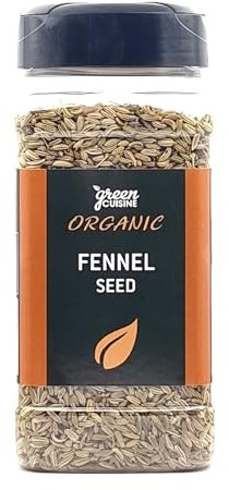 Organic Fennel Seeds | 210g | Certified Organic Fennel Seeds by Green Cuisine