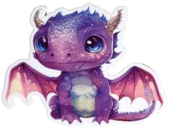 Cute Baby Dragon Magnetic Needle Minder for Cross Stitch and Embroidery – Fantasy Needle Holder, Strong Magnet, Adorable Sewing Accessory Gift for Stitchers and Crafters