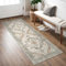 BEIMO Teppich Läufer Flur 80x150cm, Langer Vintage Boho Teppich Küche Waschbar rutschfest, Küchenläufer für Flur, Küche, Korridor, Schlafzimmer, Wohnzimmer, Taupe Grau