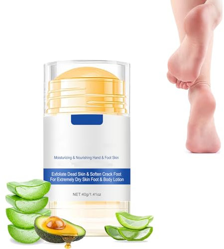 Eazerom 01 Crema Piedi Urea, 40g Crema Per Piedi e Mani Con Acido Ialuronico,Crema all'urea, Lozione all'Urea per Piedi all'Urea per Pelle Secca e Screpolata,Crema per la Riparazione