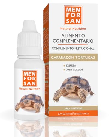 MENFORSAN Alimento Complementario para Caparazon Tortugas | Ingredientes Naturales | 30 ml