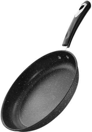GLEAVI 1 Pz Padella Antiaderente Padella per Uova e Bistecche con Design Ergonomico e Antiscivolo Compatibile con Induzione