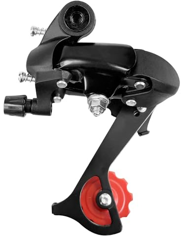 Aikolesa K138 6/7 Speed Rear Derailleur - Direct Mount Aluminum Alloy Bicycle Derailleur for MTB/Commuter/Tricycle, Ultra-Durable & Smooth Shifting (Black)
