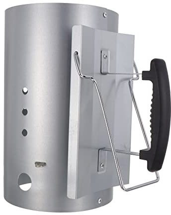 Abaodam Accendifuoco per Barbecue Stufa a Carbone Manico in Nylon, Accendifuoco a Ciminiera per Esterni Fori di Ventilazione Ampia per Accensione Rapida e Uniforme