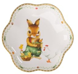 Villeroy & Boch – Annual Easter Edition ciotola edizione annuale 2026 colorata, in porcellana con accenti dorati, scodella, decorazione pasquale, edizione limitata, porcellana Premium da collezione