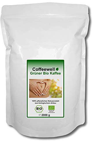 Coffeewell Grüner Bio Kaffee (2000g) - GMP zertifiziert