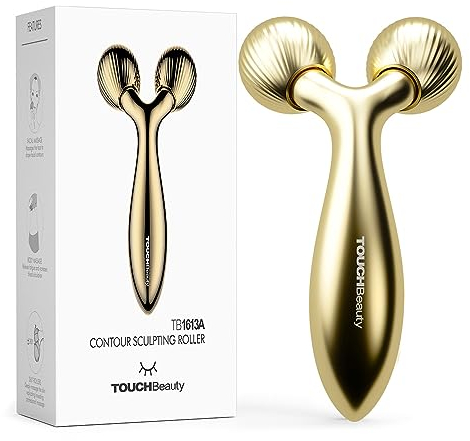 TOUCHBeauty 3D Face Roller Massage Face Roller for Facial Massage Skin Tightening Double Chin Face Massager for Body, Chest, Back, Arms, Waist, Leg AG-1613A