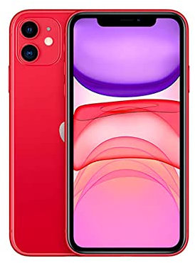 Apple iPhone 11 (64 GB) - (Product) Red (Incluye Earpods, Adaptador de Corriente)