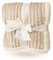 eYone Grande couverture polaire Sherpa pour bébé garçon ou fille pour lit d'enfant, siège auto, landau (80 x 110 cm), marron