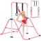 EVERYMILE Gymnastics Bars, Junior Training Kip Bar Gymnastics Equipment for Home,Adjustable Height Folding Horizontal Bar with Gymnastic Rings for Kid