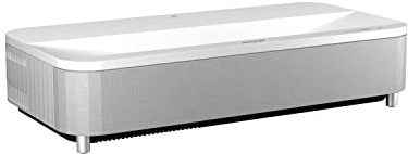 Epson EpiqVision Ultra LS800 Ultra Short Throw 3-Chip 3LCD Smart Streaming Laser Projector, 4,000 Lumens, 4K PRO-UHD, HDR, 150 Class, Android TV, 2.1ch Yamaha Built-in Speakers - White (Renewed)
