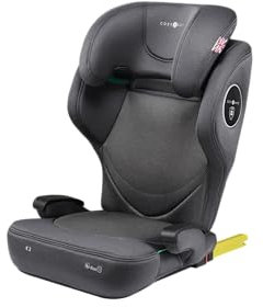 Cozy N Safe K2 i-Size Child Car High Back Booster Seat (100-150cm) Forward Facing, ISOFix, Side Impact Protection, 4 Recline Positions, Adjustable Headrest, Washable Covers, Age 4-12 Years (Graphite)