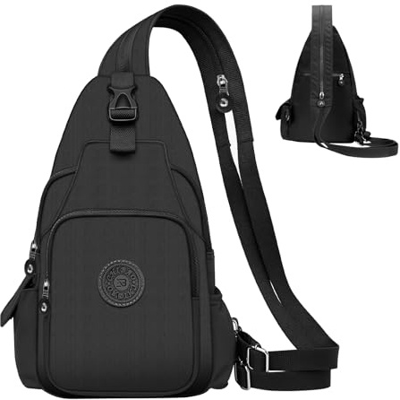 Indrnif Bolso Cruzado, Bolso de Hombro, Bolso de Tela Oxford, Bolso Cruzado para Mujer, Elegante Bolso Bandolera con Varios Bolsillos para Viajes, al Aire Libre, Compras