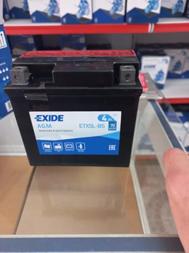 BATTERIA 4Ah 70A EXIDE MOTO AGM A CARICA SECCA