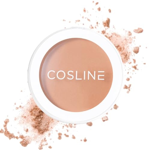 COSLINE Sun Powder matt, Vegan, Mattierend, Contouring, Frischer Teint, Bronzer, Bronzing Puder, Bräunungspuder, vegan