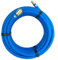ULTRAFLEX 20B (SET) Innen ø 9mm (3/8 Zoll), Länge 50m - Druckluftschlauch mit Druckluftkupplung & Stecknippel, 7.2 Kupplung, Kompressorschlauch, flexibel, blau