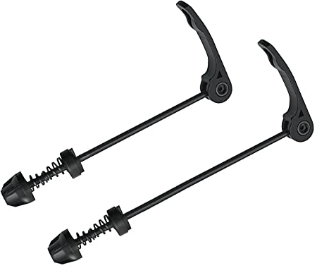 Pinchos de Bicicleta, Bicicleta Palanca Liberación Rápida, Bike Cierre Rapido, Negro Eje Hueco Buje Bicicleta Trasero Delantero de Bicicleta Pincho de Bicicleta para la Mayoría de Las Bicicletas