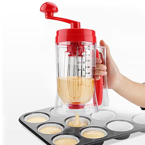 dispenser pastella + Impastatrice Portatile Dispenser Per Pastella Per Cupcake Impastatrice Per Cupcake Dispenser Per Impastatrice Per Cupcake Strumenti di Cottura Impastatrice Manuale Dispenser Per A