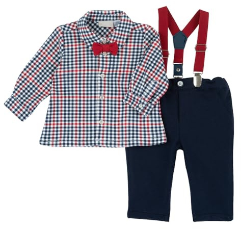 Chicco Completo Due Pezzi: Felpa E Pantaloni, T-shirt Bimbo 0-24, Blu (2), 12 mesi