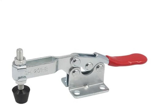 201B Pince de capacité de maintien de 198 lb - Serre-joints à bascule | Pince horizontale rouge antidérapante 198 lb pour le travail du bois à usage intensif