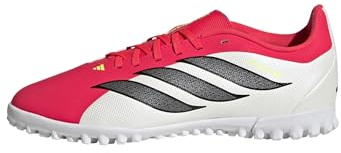 adidas Unisex Club Turf J, Lucid Red/Black/White, 11.5