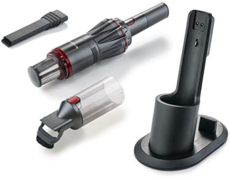 JML Invictus X1 Handheld Vacuum Cleaner - Lightweight Cleaners, Cordless, Bagless - HEPA Certified Filter Traps Pollen, Mites, Dust and Allergens, 90W High Suction and Power, 15 Mins Run Time - Black