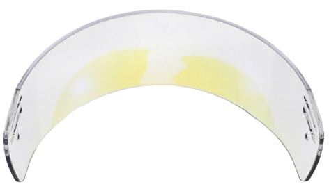 Anneome Visera Antivaho para Casco de Hockey sobre Hielo, Media Pantalla Resistente a Arañazos, Visera Tintada Azul para Adultos, Protección Ocular para Deportes de Equipo, Accesorio