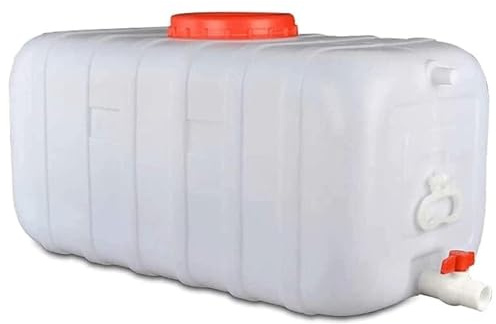 25-300L HDE Serbatoio dell'Acqua con Spigot, barile di stoccaggio di plastica per l'alimentazione, Campeggio, Camper, Escursioni all'aperto, Preparazione dell'uragano, Resistente e Portatile