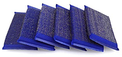 Estropajo - Esponja de Acero Inoxidable. Pack 6 uds