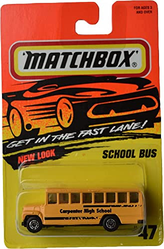Matchbox Schulbus, [Gelb] Carpenter High School #47