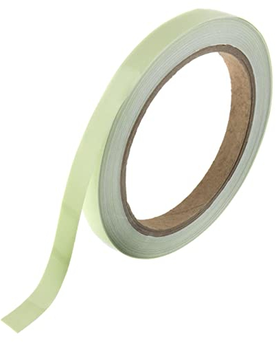 10m fluorescente Nastro adesivo 10mm Verde luminescente neon Pellicola fluorescente Nastro di marcatura al fosforo