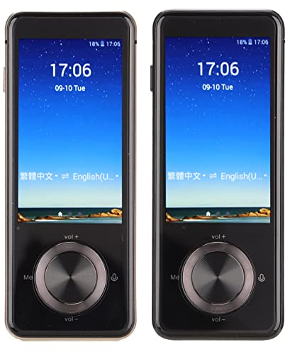 Intelligenter Sprachübersetzer, 109 Online 12 Offline 43 Fotografie-Sprachübersetzer, 3-Zoll-Echtzeit-Touchscreen-Sprachübersetzer für Unterwegs(Grau)