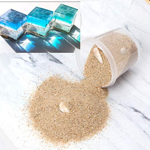 Conchiglia reale naturale Stella marina Sabbia Resina UV Accessori di riempimento Sabbia di mare per vasi, gioielli fai da te resina che fanno progetti