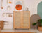 Dmora - Sideboard Selara, Wohnzimmerbuffet, Sideboard, Küchenschrank, 90 x 40 x 110 cm, Eiche